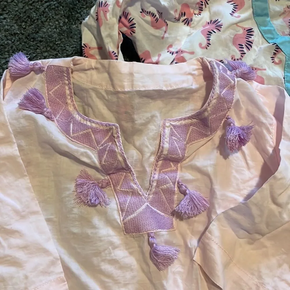 Bundle of 2 Pottery barn kids beach coverups